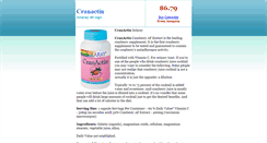 Desktop Screenshot of cranactin.com